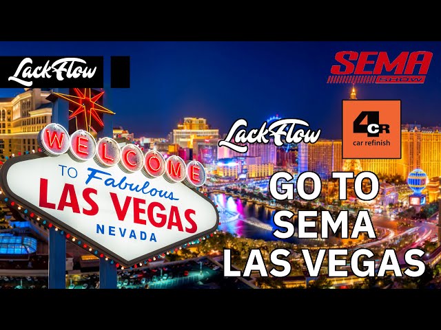We will visit the SEMA Show Las Vegas with 4CRs help