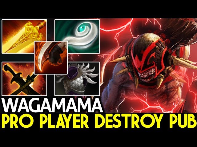 Wagamama [Bloodseeker] Imba Raid Boss Pro Player Destroy Pub Game 7.21 Dota 2