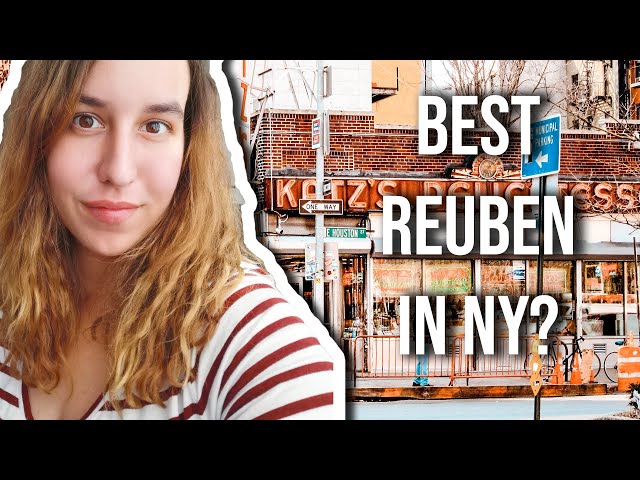 Eating a Reuben Sandwich at Katz's | USA Vlog