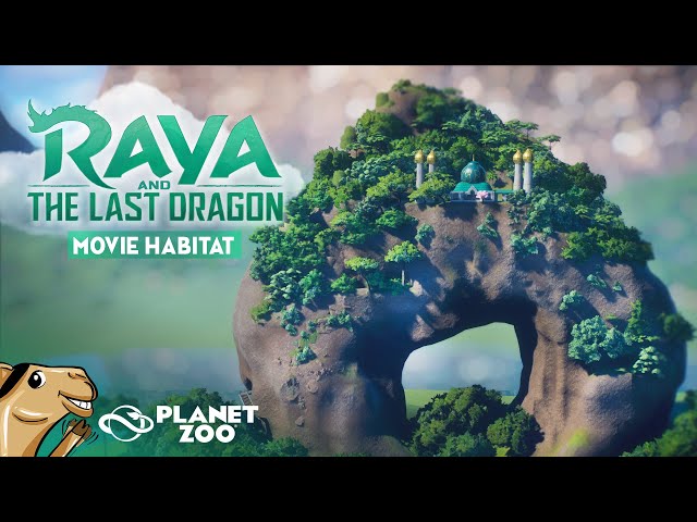 Raya & The Last Dragon Movie Habitat - Heart - Planet Zoo Speedbuild (no spoilers)