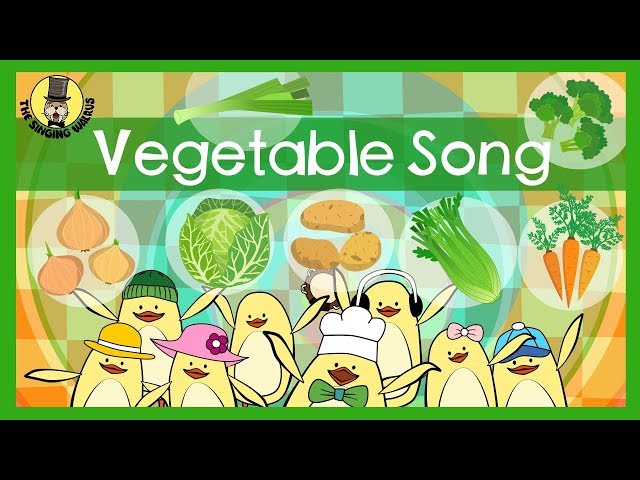 Vegetable Song | Songs for kids | The Singing Walrus