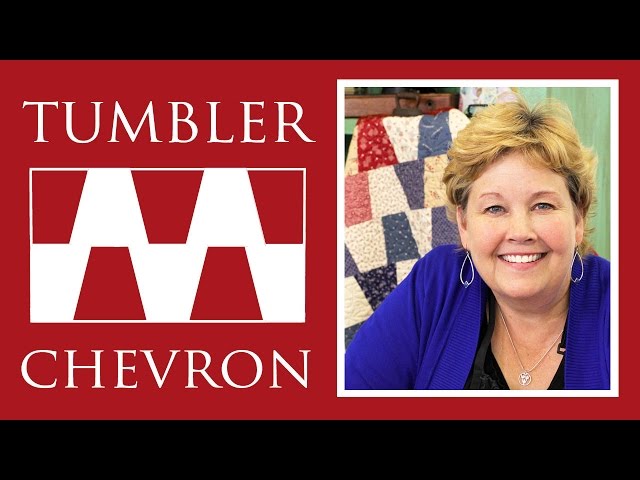 Make a Tumbler Chevron Quilt with Jenny Doan of Missouri Star! (Video Tutorial)