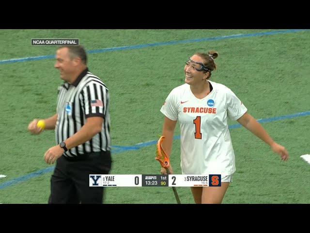Yale vs Syracuse NCAA Quarterfinal women's college lacrosse 2024