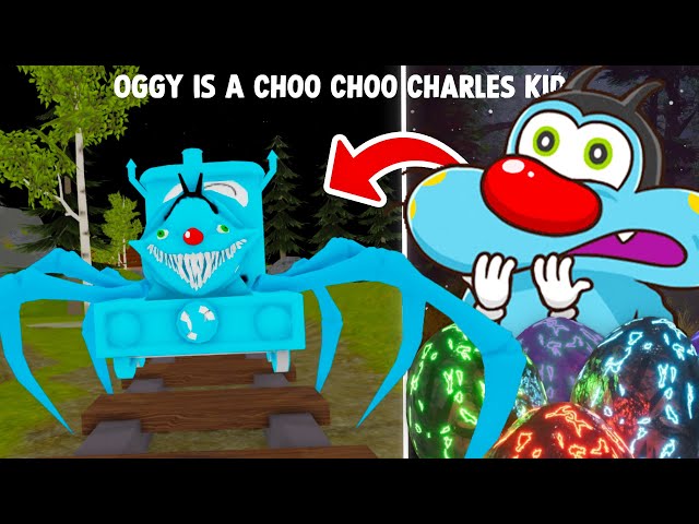 Oggy Became Choo Choo Charles Kid..ft Oggy