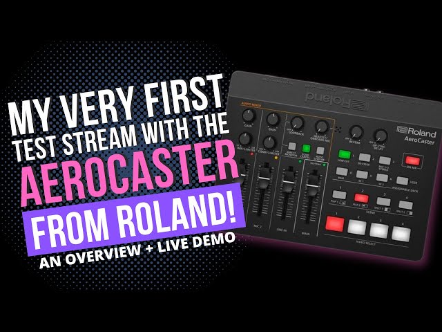 The Aerocaster from Roland is PURE GOLD for new streamers!