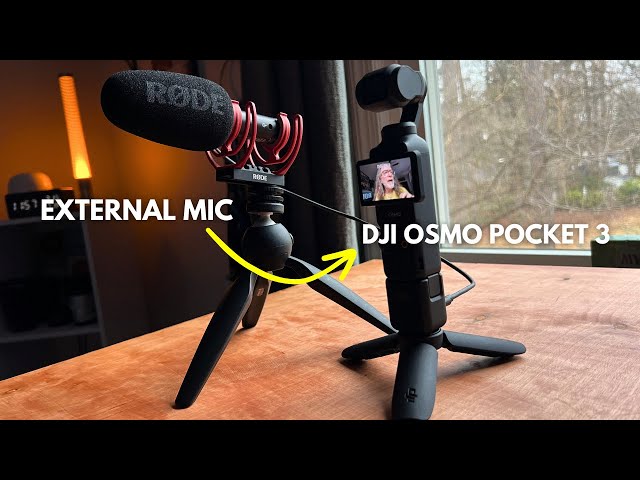 How to use an External Mic with the DJI Osmo Pocket 3