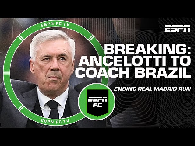🚨 BREAKING: Carlo Ancelotti LEAVING Real Madrid to coach Brazil FULL reaction 🚨 | ESPN FC