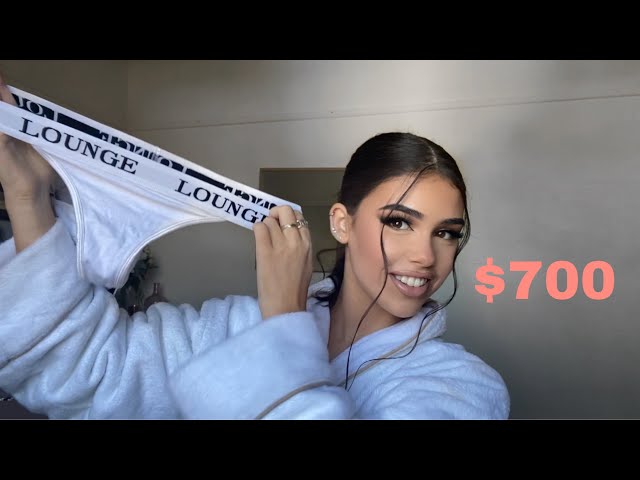 my true thoughts - $700 lounge underwear try on haul