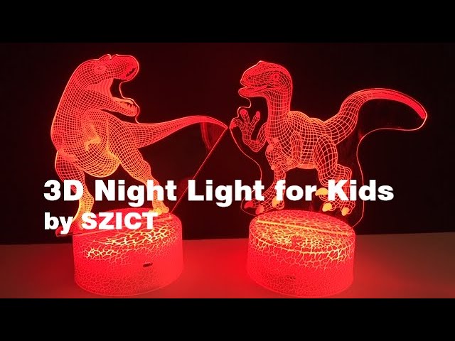 Review of 3D Night Light for Kids by SZICT