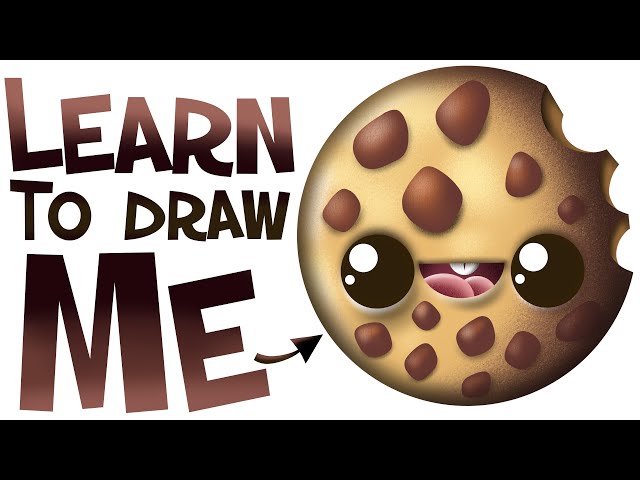 Let's Draw a Kawaii Cookie: Procreate Tutorial Drawing...#DrawInPlace Art Challenge Day 1:Bake