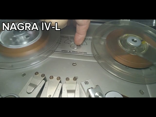 NAGRA Ⅳ-L  serial No. 1498902 portable  reel to reel taperecorder 2channel→MONORAL(MIX)