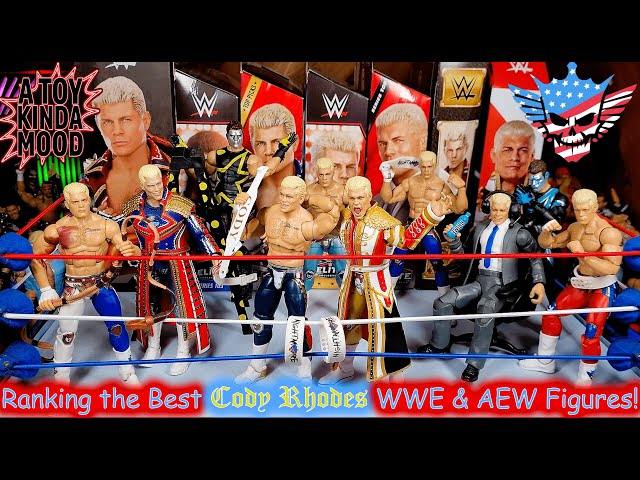 Ranking the Top 10 Best CODY RHODES Figures! WWE & AEW