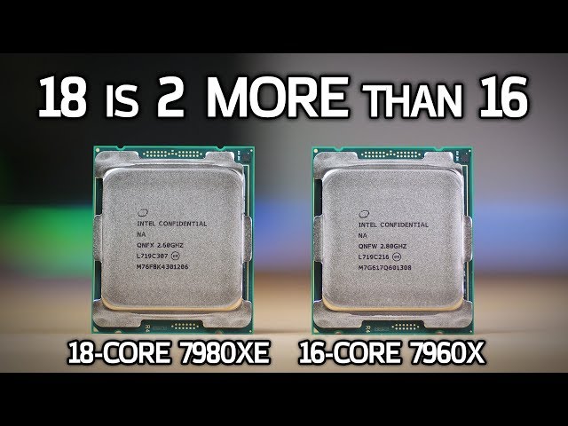 Intel 7980XE and 7960X vs AMD 1950X! 18-Core i9 Benchmarks & Review