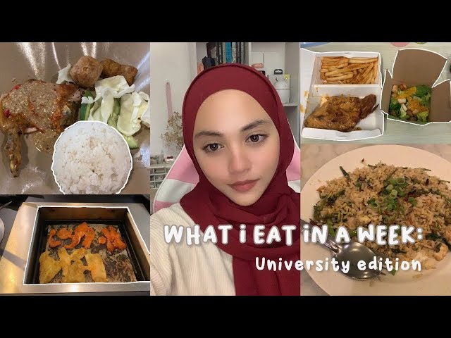 🥟 What i eat in a week at university | (malaysian food + realistic) 🧀