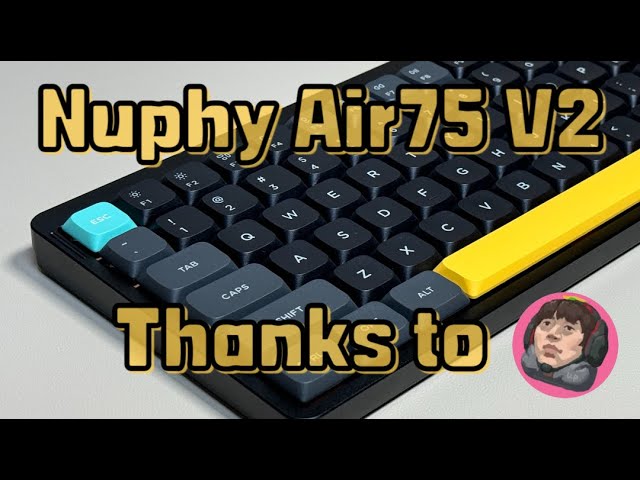 Nuphy Air75 V2 키보드 리뷰 (Thanks to 승업키보드) 구독자 이벤트 있어요