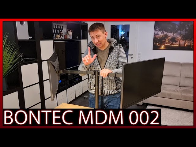 BONTEC 13-27 Zoll Monitor Halterung - MDM 002 | Unboxing + Montage + Test + Fazit / Review