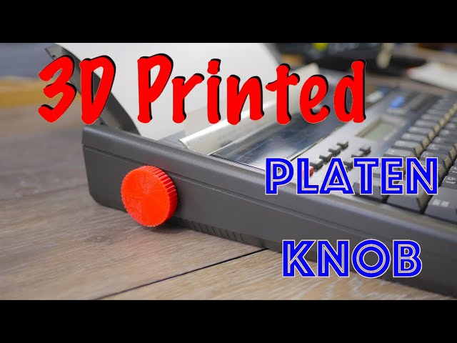 Brother EP43 3D-Printed Platen Knob