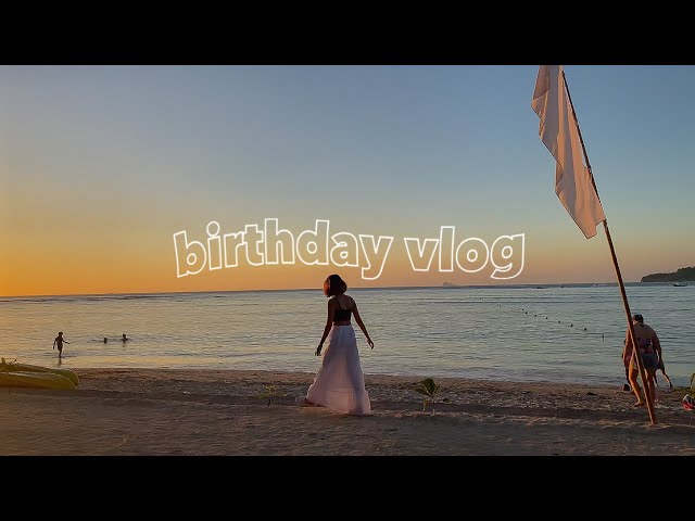 birthday week vlog, a beach trip, dose of sea and sunsets.
