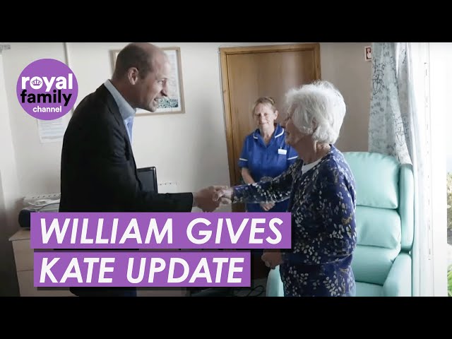 Kate 'Doing Well', Says Prince William During Visit to Scilly's Only Hospital