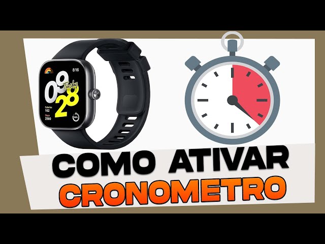 Como Ativar e Iniciar Cronometro no Xiaomi Redmi Watch 4