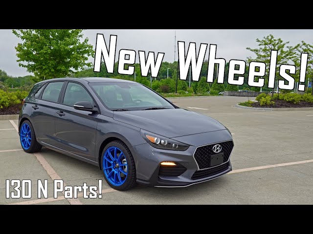 Installing New Wheels and I30 N OEM Door Sill Plates! | GROUP BUY!