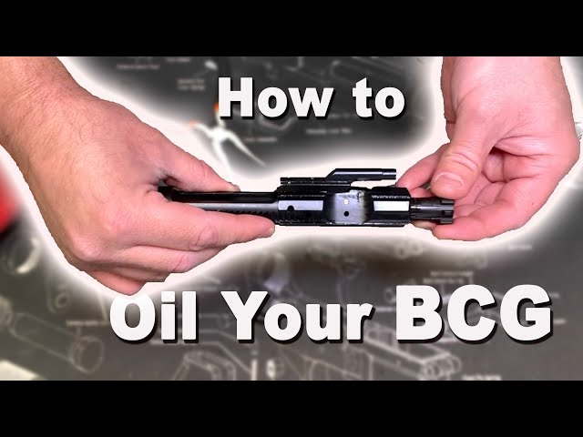 How To Oil A Bolt Carrier Group (BCG)