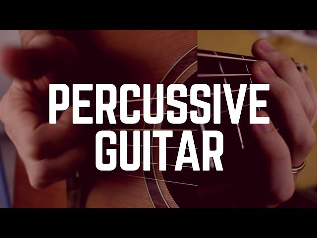 Three Awesome PERCUSSIVE Technique on GUITAR ... You Should Know