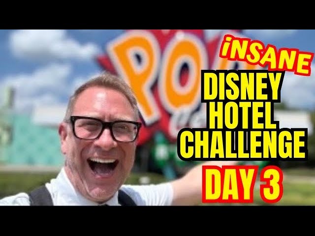 Day 3 Staying At Every Disney Hotel! POP Century Resort FULL TOUR