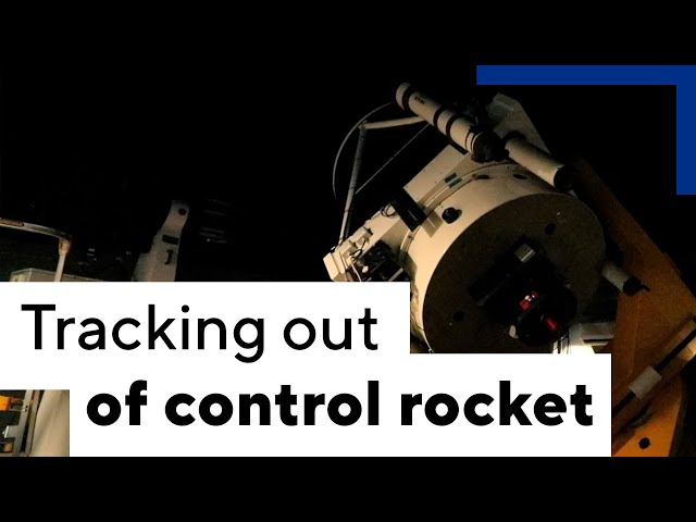 Tracking rocket on collision course with Moon