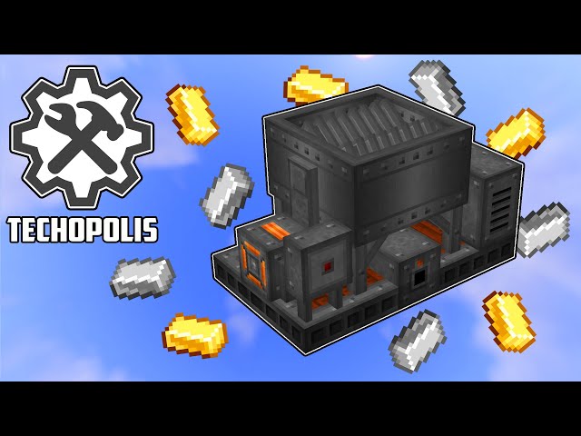 Minecraft Techopolis Skyblock - Ore Processing + Scrap Box Automation #7