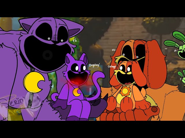 Catnap & Dogday Meet Their Cartoon Self - Poppy Playtime Chapter 3 (My AU) // FUNNY ANIMATION