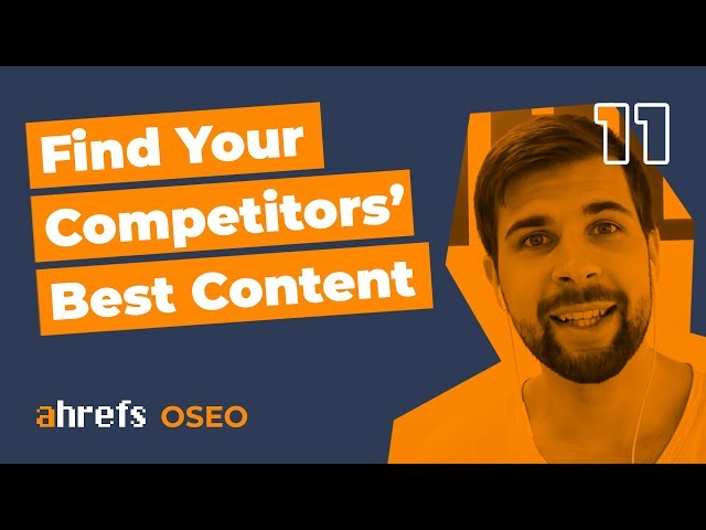How to find the best content of your competitors [OSEO-11]