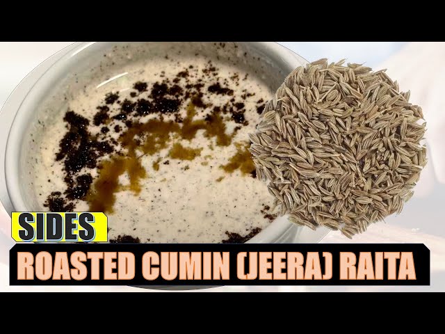 Roasted Cumin Raita - Cooling accompaniment to spicy dishes OR dip for your favorite snacks.