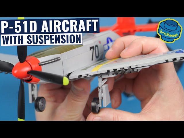 Suspension for Aircraft? P-51D with Great Stand - Quan Guan 100278  (Speed Build Review)