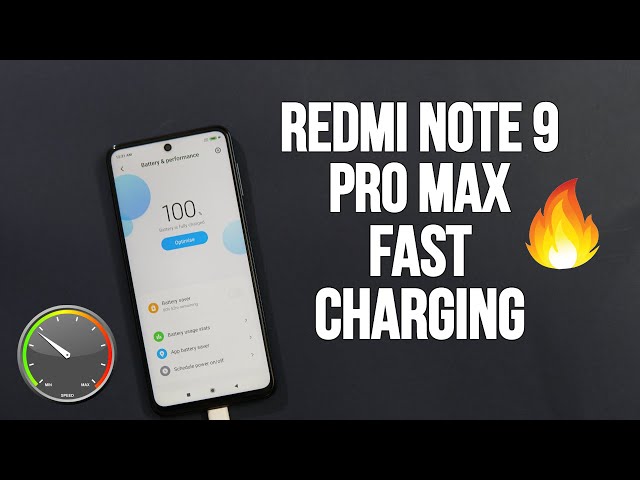 Redmi Note 9 Pro Max 33W Fast Charging Test - 50% in 30 minutes, really?
