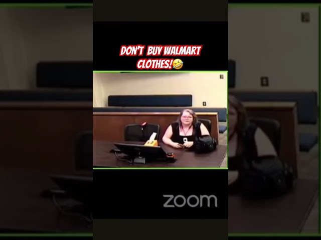 Oh she was just dying to say that.😂 #funny #court #judge #walmart