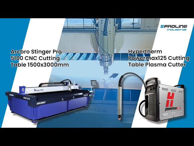 ArcBro Stinger Pro 5100 with the Hypertherm Powermax 125 - Proline Industrial