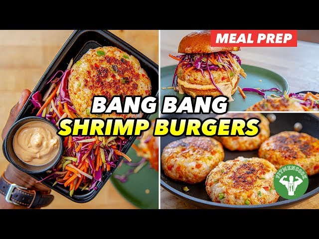 Meal Prep - Low Carb Bang Bang Shrimp Burgers Recipe