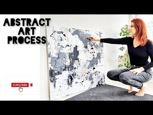 Abstract Acrylic Painting #22 The Process Of Making Art