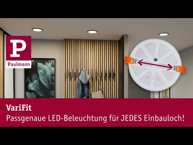 VariFit - Passgenaue LED-Beleuchtung für JEDES Einbauloch!
