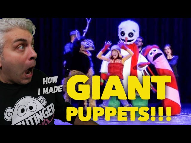 How I Made GIANT PUPPETS!!!