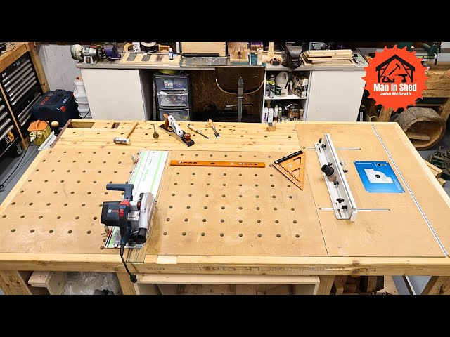 Hybrid Work Bench. Hand Tools. Power Tools. MFT. Router. Woodworking