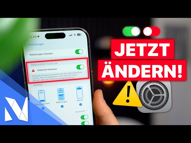 VERSTECKTE iPhone Einstellungen, die du SOFORT ändern solltest! (iOS 17.x) | Nils-Hendrik Welk