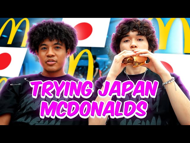 Trying McDonalds in Japan for the First Time FT. Asher Lara