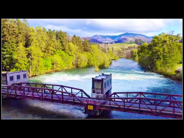 McKenzie River: Leaburg Dam, Oregon (Drone Movie)