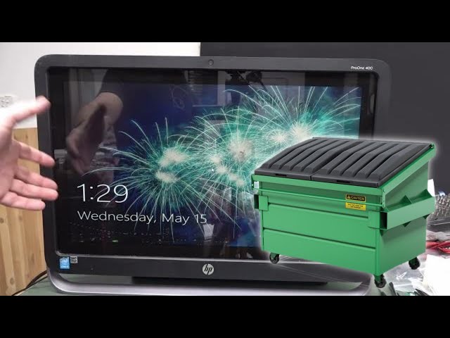 EEVblog 1615 - Dumpster Dive HP Pro One PC