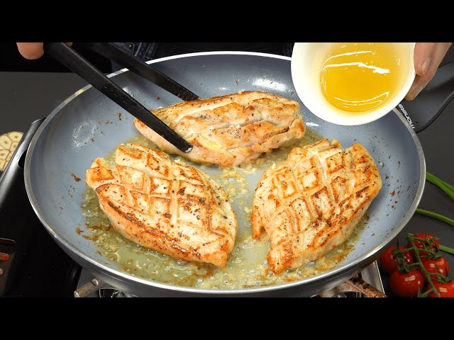 This is the tastiest chicken breast I've ever cooked! Restaurant recipe!