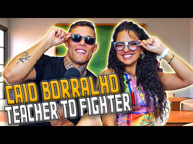 Caio Borralho on Conor McGregor changing his fighting style + journey from teacher to UFC