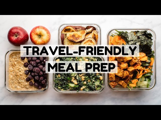 What I Ate On The Go 🏃🏻‍♀️ (Vegan Meal Prep)