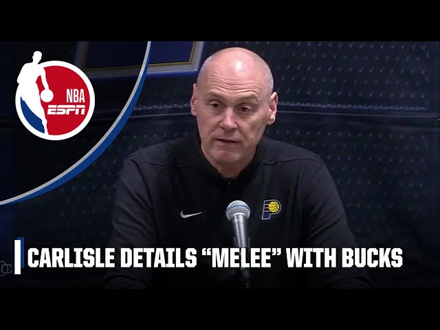 Rick Carlisle explains why Pacers took game ball and ‘melee’ in hallway with Bucks | NBA on ESPN